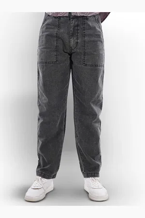 Celio Men Solid Loose Fit Cotton Fashion Trousers (JOENDUIT)