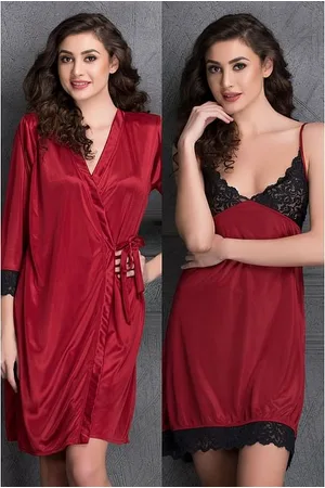 Clovia night clearance dress set