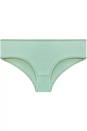 Clovia Mid Waist Hipster Panty In Lime Green - Cotton
