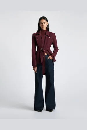 Cue Eco Twill Belted Jacket
