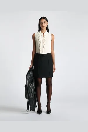 Cue Recycled Georgette Ruffle Top