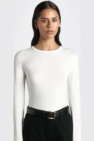 Cue Long Sleeve Round Neck Knit