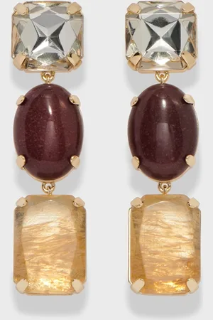 Cue Large Mixed Stone Earring