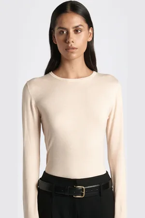 Cue Long Sleeve Round Neck Knit