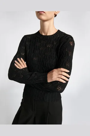 Cue Lacey Stitch Long Sleeve Knit