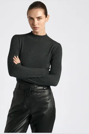 Cue Long Sleeve Funnel Neck Knit