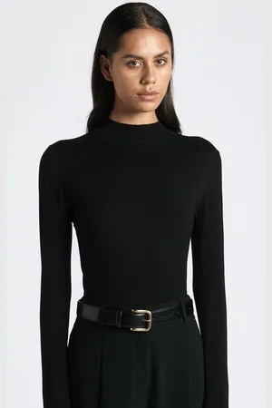 Cue Long Sleeve Funnel Neck Knit