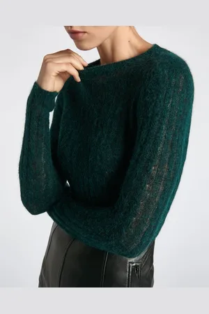 Cue Fine Alpaca Cable Knit Sweater