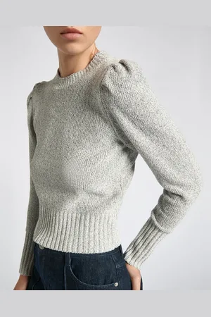 Cue Boucle Puff Sleeve Knit
