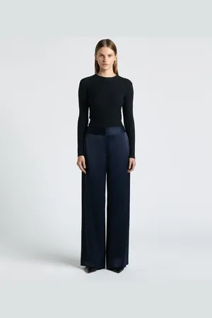 Cue Satin Wide Leg Pant