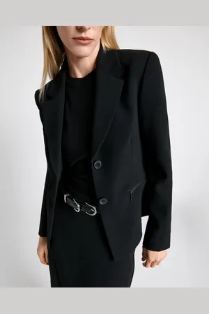 Cue Zip Detail Cropped Jacket