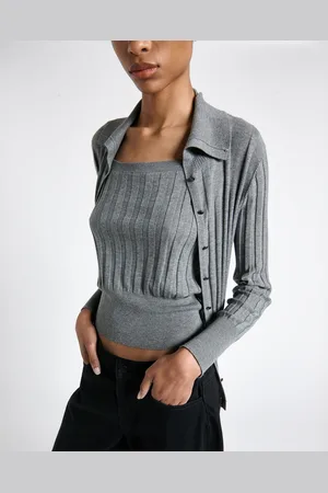 Cue Multi Rib Cardigan