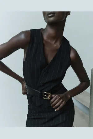 Cue Pinstripe Waistcoat