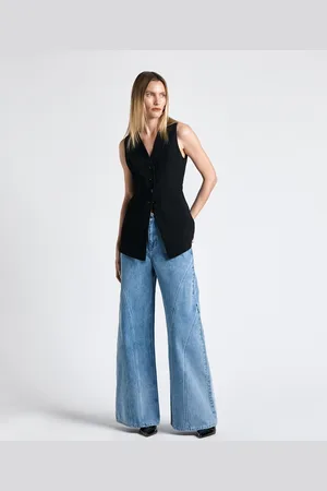 Cue Longline Button Waistcoat