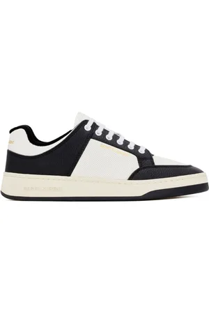 Saint Laurent Men SL/61 Leather Sneakers, 10| Luxury Sneakers for Men | Darveys