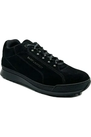 Saint Laurent Men Leather Jump Sneakers, 6| Luxury Sneakers for Men | Darveys