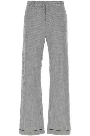 Prada Men Embroidered Poplin Pant, 32| Luxury Pants for Men | Darveys