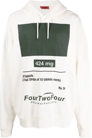 424 FAIRFAX Men Oversized cotton hoodie, M| Luxury Sweatshirts & Hoodies for Men | Darveys