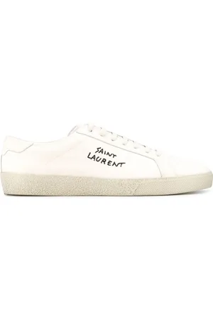 Saint Laurent Men Logo Sneakers, 6| Luxury Sneakers for Men | Darveys