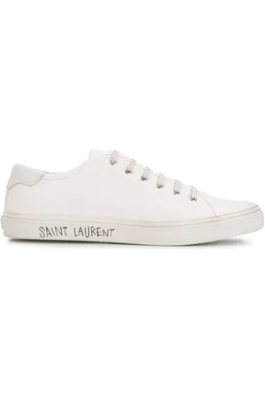 Saint Laurent Men Malibu canvas sneakers, 6| Luxury Sneakers for Men | Darveys
