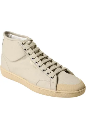 Saint Laurent Men Logo Sneakers, 10| Luxury Sneakers for Men | Darveys