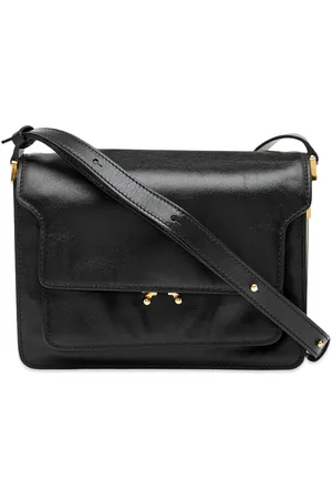 Marni Exclusive Contrast-Panel Leather Trunk Bag