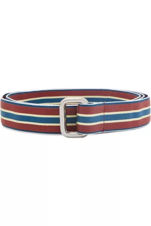 Men Geometric Print Tape Belt