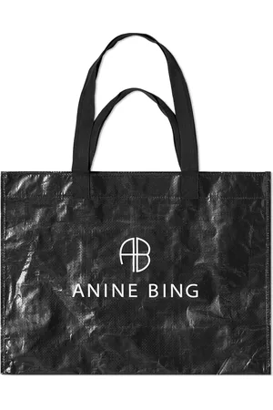 ANINE BING: Black Dawson Sport Tote