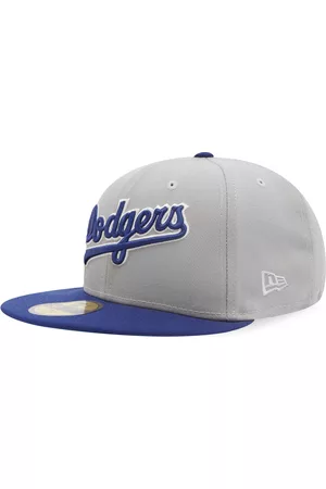 New Era 59FIFTY Los Angeles Dodgers Vintage Script Black White Fitted Hat