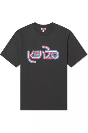 KENZO Target Oversize Cotton T-shirt in Gray for Men