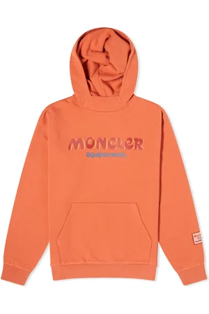 Orange deals moncler hoodie