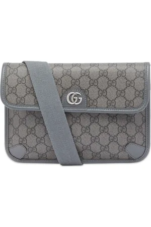 Gucci Gg Supreme Sport Duffle Bag in Black for Men