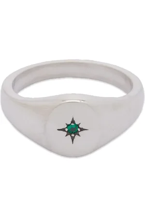 Serge DeNimes Sterling Silver Crest Ring | Urban Outfitters UK