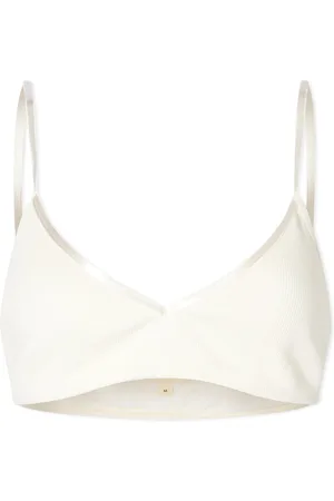 H&M White Broderie Anglaise Bralette, Women's Fashion, Tops