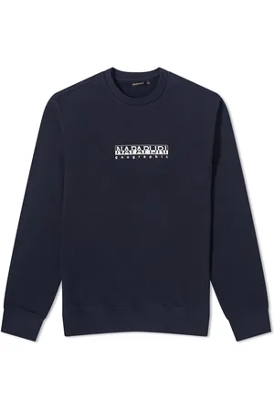 Napapijri large logo top crew sweatshirt