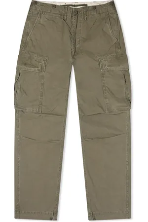 RRL Hudson Straight-Leg Twill Cargo Trousers for Men