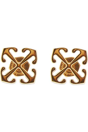 Stud earrings - Golden - men - 2 products