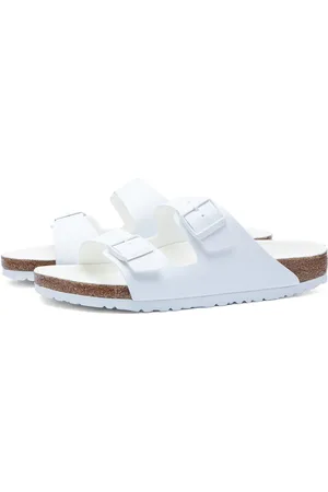 Buy Mochi Men White Leather Sandals - Sandals for Men 1909217 | Myntra