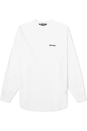 Palm Angels Logo Mock Neck Longsleeve T-Shirt Black/White Men's