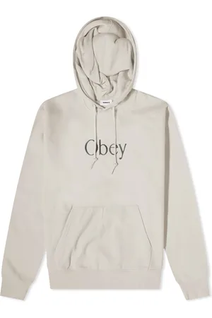 Obey City Spray Hoodie - Brown - Medium