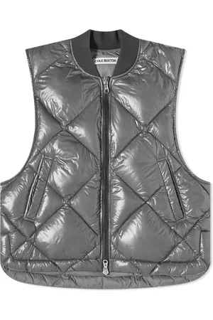 Cole Buxton Men's Down Insulated Gillet in Brown, Size XXL | End Clothing