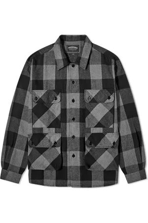 Closed plaid-check Wool Shirt Jacket - Farfetch