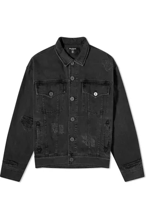 Lee Men Black Washed Crop Denim Jacket - Price History
