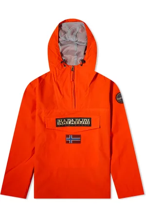 Orange cheap napapijri coat