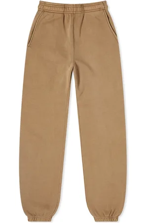 Flared cotton sweatpants in brown - Entire Studios