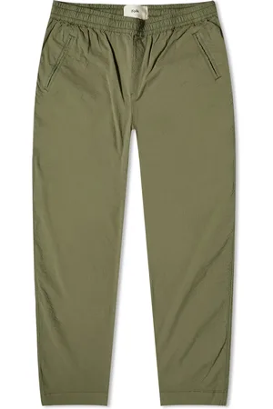 Folk Men's Drawcord Trousers in Olive Folk