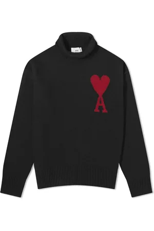 Ami AMI ADC Large Funnel Knit Sweater in