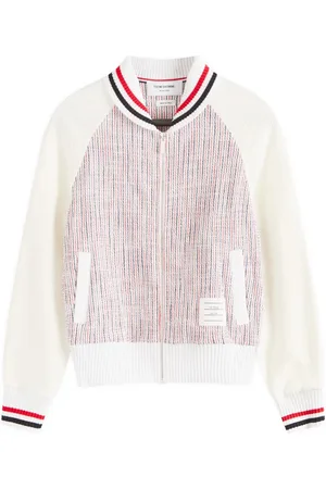 Thom Browne Tweed RWB Bomber Jacket in