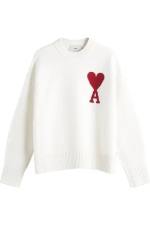 Ami AMI ADC Crew Knit Sweater in