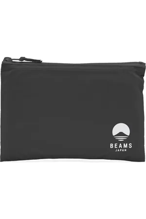 BEAMS JAPAN Logo A5 Flat Pouch in